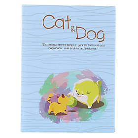 Sổ Vivaone Bìa Giấy Màu Cat & Dog M7 (10 x 14 cm)
