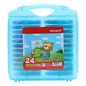Bút Sáp Monami OPP-24 (24 Màu)