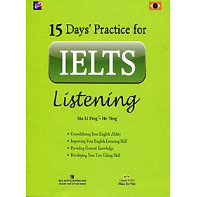 Nơi bán 15 Day\'s Practice For IELTS Listening (Kèm CD) - Tái Bản - Giá Từ -1đ