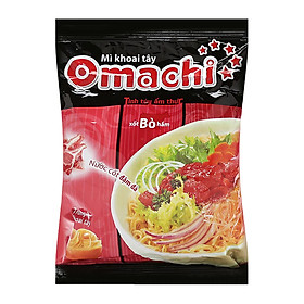 Thùng 30 Gói Mì Omachi Xốt Bò Hầm 80gr Gói