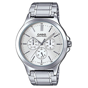 Đồng Hồ Nam Dây Kim Loại Casio MTP-V300D-7AUDF  - Bạc