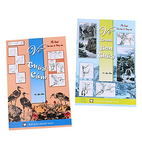 Nơi bán Bộ Mỹ Thuật Căn Bản Và Nâng Cao (Vẽ Thủy Cầm - Vẽ Sơn Thủy) - Giá Từ -1đ