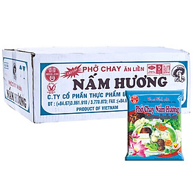 Thùng 30 Gói Phở Chay Nấm Hương Bích Chi 60g