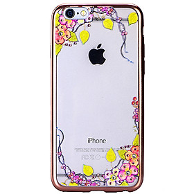 Ốp Lưng Cube iPhone 6/6s Swarovski Blossom - Grape Garden