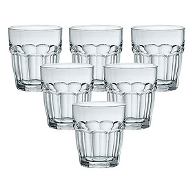 Bộ 6 Ly Thủy Tinh Rock Bar DOF Bormioli Rocco 516160BN6321990 (390ml / Ly)