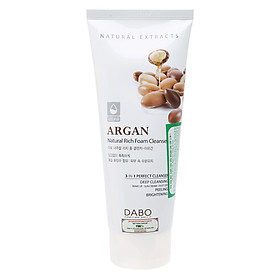 Sữa Rửa Mặt Tinh Dầu Dành Cho Da Khô Dabo Nature Argan (180ml)