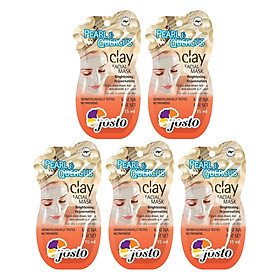 Combo 5 Mặt Nạ Đất Sét Trắng Và Ngọc Trai Josto