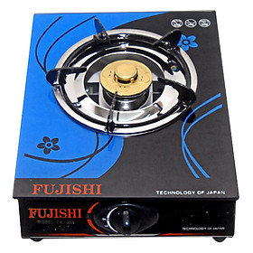 Mua Bếp Gas Đơn Chén Nhôm Fujishi FR-268N - Kính Xanh - Hàng Chính Hãng