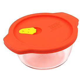 Mua Hộp Thủy Tinh Chịu Nhiệt Lock&Lock Rice Container LLG506R (460ml) - Nắp Đỏ