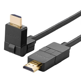 Mua Cáp HDMI Đầu Xoay 180 Độ Ugreen 10127 (3m) - Đen - Hàng Chính Hãng