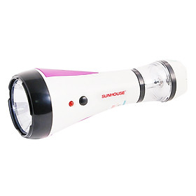 Đèn Pin Đa Năng Sunhouse SHE-9018LA-6L - Trắng Tím