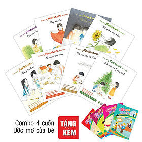 Download sách Combo Thực Hành Montessori Hàng Ngày (Tặng Combo Ước Mơ Của Bé)