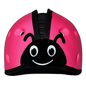 Mũ Bảo Vệ Đầu Cho Bé Mumguard Hình Bọ Cánh Cam - Hồng