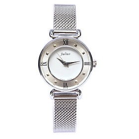 Đồng Hồ Nữ Dây Kim Loại Julius JA-728 - Bạc