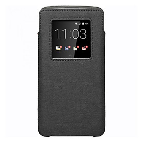 Bao Da Cầm Tay Thông Minh BlackBerry DTEK60 Smart Pocket - Đen - Hàng Chính Hãng