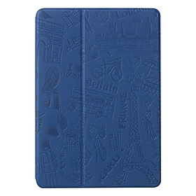 Bao Da Ipad Air / Air 2 / Pro 9.7inch / The New 2017 / 9.7 2018 Kaku Paris KAKUPARIS567-BL - Xanh Dương - Hàng Nhập Khẩu