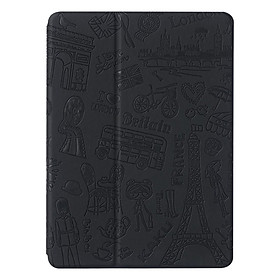 Bao Da Ipad Air / Air 2 / Pro 9.7inch / The New 2017 / 9.7 2018 Kaku Paris KAKUPARIS567-BK - Đen - Hàng Nhập Khẩu