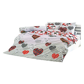 Bộ drap cotton thương hiệu ToTo nhập khẩu Thái Lan TT417 1.6m