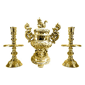 Mua Bộ Đỉnh - Lư Hương Tam Sự 3 Món Tròn Vĩnh Tiến 3VT
