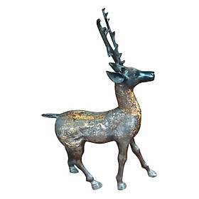 Mua Tượng Hươu Đồng Thau Hồng Thắng (Cao 90cm)