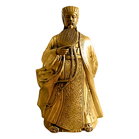 Mua Tượng Khổng Minh Gia Cát Lượng Đồng Thau Hồng Thắng (Cao 28cm)
