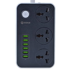 Ổ Cắm Điện Thông Minh Titan T-CA11 (Đen) – Hàng Chính Hãng
