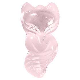 Mặt Dây Chuyền Hồ Ly Pha Lê Hồng