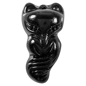 Mặt Hồ Ly Đá Obsidian Nhỏ