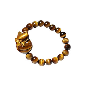 Vòng Tay Đá Mắt Hổ Mix Hồ Ly