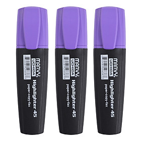 Bộ 3 Bút Dạ Quang Marvy 45