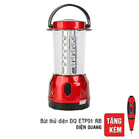 Mua Đèn Sạc LED 2W Daylight Cầm Tay Điện Quang ĐQ PRL01 02765 (Đỏ) - Tặng Bút Thử Điện Điện Quang ĐQ ETP01 RB (Đỏ Đen)