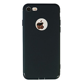Ốp Lưng Dẻo Fashion Case Có Nút Chắn Bụi Cho iPhone 7 (Đen) - Hàng nhập khẩu