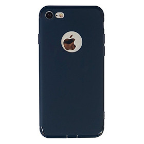 Ốp Lưng Dẻo Fashion Case Có Nút Chắn Bụi Cho iPhone 6 Plus/6s Plus (Xanh Đen)