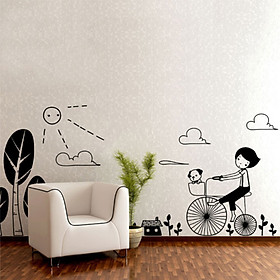 Mua Decal Dán Tường Bé Dạo Phố Binbin EB183 (80 x 180 cm)