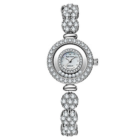 Đồng Hồ Nữ Dây Đính Đá Royal Crown 5308J (25mm) - Bạc