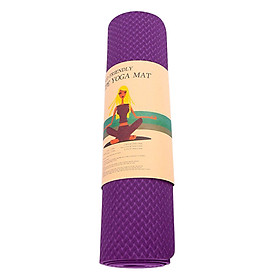 Thảm Tập Gym Và Yoga TPE 1 Lớp Zera 6MM1L (6mm) - Tím