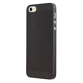 Ốp Lưng Siêu Mỏng Giấy Fashion Case Cho iPhone 5/5S/5SE (Đen) - Hàng nhập khẩu