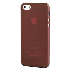 Ốp Lưng Siêu Mỏng Giấy Fashion Case Cho iPhone 5/5S/5SE (Đỏ) - Hàng nhập khẩu