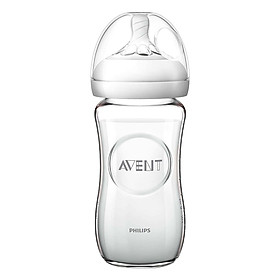 Bình Sữa Thủy Tinh Mô Phỏng Tự Nhiên Philips Avent SCF673/13