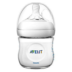 Bộ 2 Bình Sữa Bằng Nhựa Không Có BPA Tự Nhiên Philips Avent SCF690/23 (125ml x 2)