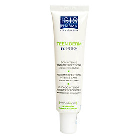 Kem Hỗ Trợ Trị Mụn Thế Hệ Mới ISIS Pharma Teen Derm®Α-Pure (30ml)