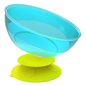 Bộ Miếng Hít Chống Trượt Màu Chanh Kèm Tô Màu Xanh Biển Kidsme 160495