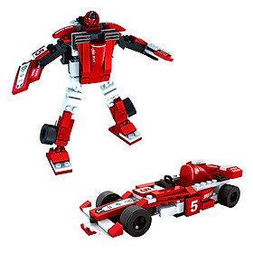 Bộ Robot Biến Hình 2 Trong 1 Ausini 25423 (132 Mảnh Ghép)