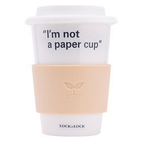 Ly Sứ Nắp Silicon Eco Mug Cup Lock&Lock SLB003 (370ml)
