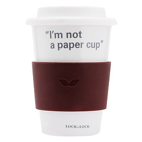 Ly Sứ Nắp Silicon Eco Mug Cup Lock&Lock SLB003 (370ml)