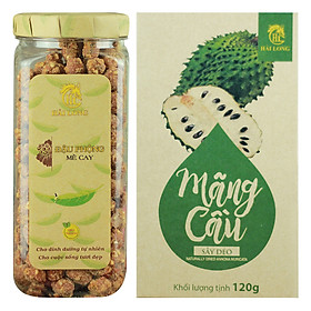 Combo Đậu Phộng Mè Cay Hải Long (250g) + Mãng Cầu Sấy Dẻo Hải Long (120g)