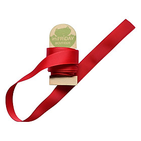 Ruy Băng Gân 2cm RB89 (3m) - Đỏ Đô