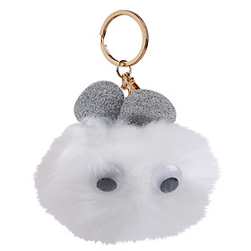 Móc Khóa Bông Mắt Mèo