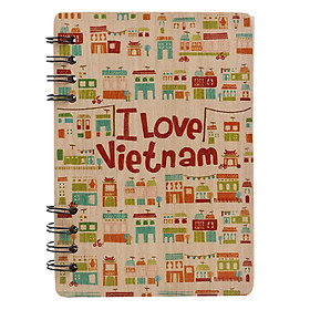 Sổ Bìa Gỗ Vietnam Building (120 Trang)