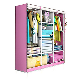 Mua Tủ Vải 3D Sắc Màu Pha Lê 3 Buồng 8 Ngăn TV3D-3B8N (105 x 165 cm) - Màu Ngẫu Nhiên